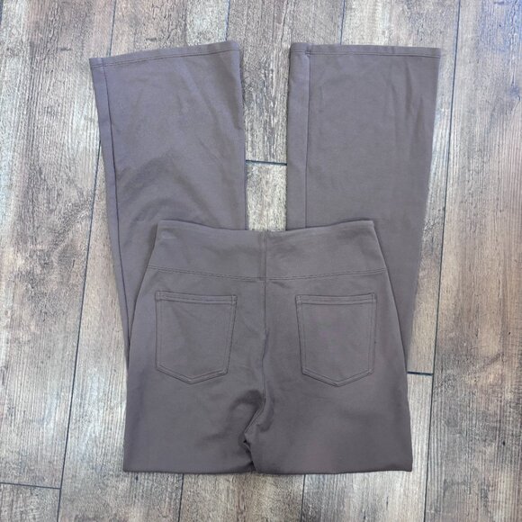 Halara Women's Flare Leg High Waisted Pants Light Brown/Gray Size Medium READ - Picture 3 of 7